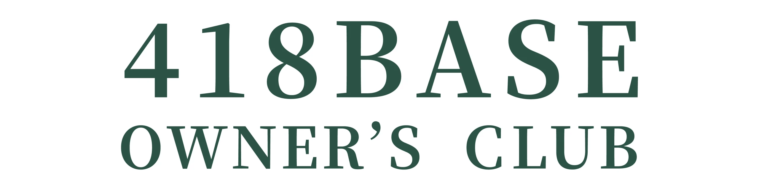 418BASE Owner's Club